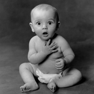 Surprised baby